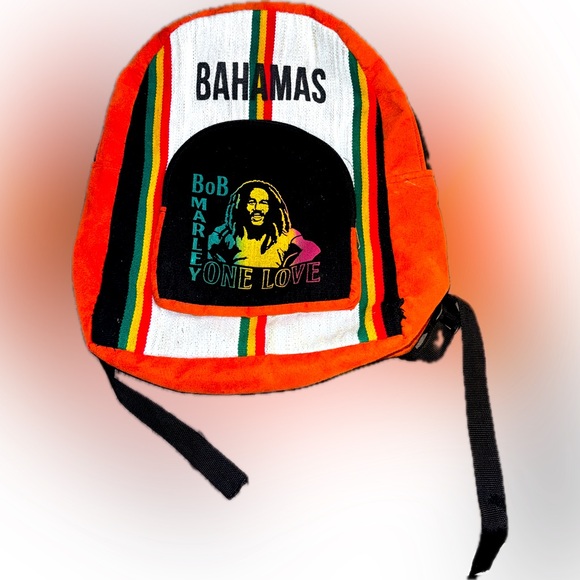 BOB MARLEY BACKPACK!! MADE IN BAHAMAS!!! - Picture 2 of 3